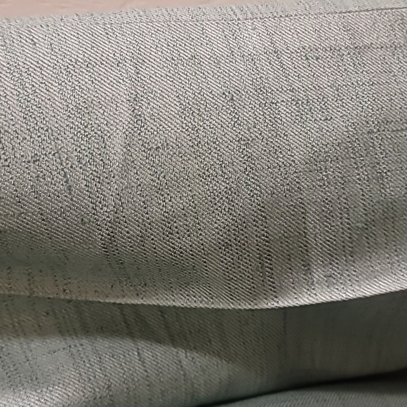 Vintage Light Green Or Aqua Wide Leg Linen Pants Sz 2 - Picture 5 of 6